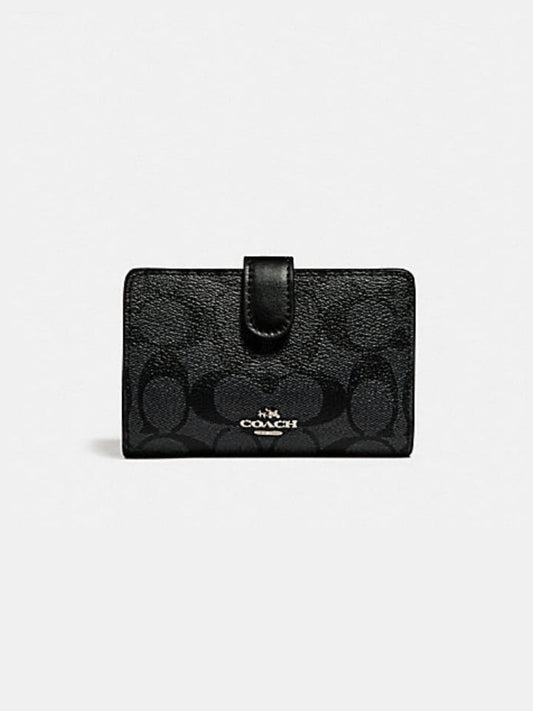 Coach F23553 Corner Medium signature Black Smoke