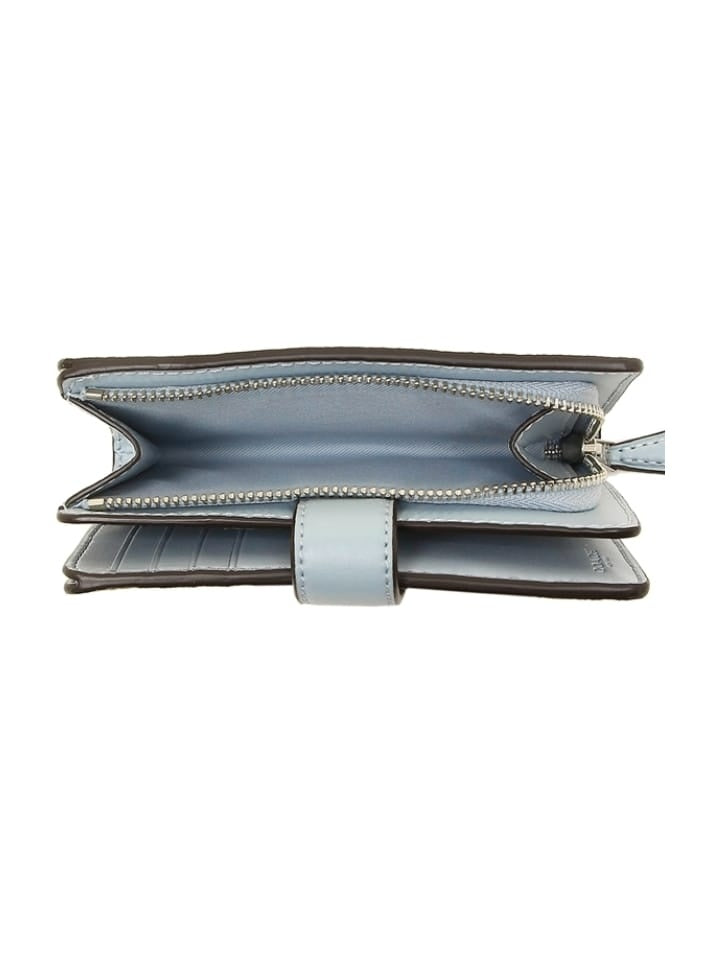 Coach F23553 Medium Corner Signature Khaki Pale Blue
