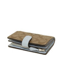 Coach F23553 Medium Corner Signature Khaki Pale Blue