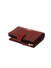 Coach F25937 Corner Signature Debossed Cherry