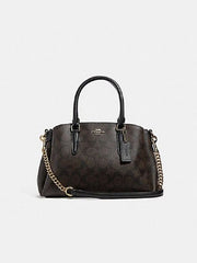 Coach F29434 Mini Sage Carryall In Signature Canvas Brown Black