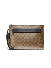 Coach F29508 Carryall Pouch In Signature Canvas Tan