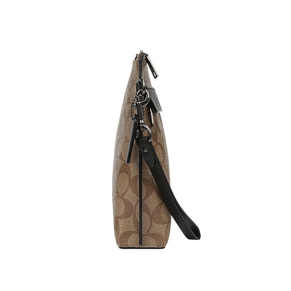 Coach F29508 Carryall Pouch In Signature Canvas Tan