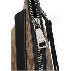 Coach F29508 Carryall Pouch In Signature Canvas Tan