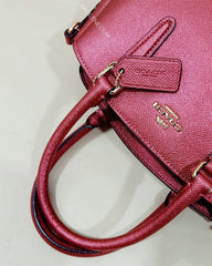 Coach F29665 Mini Sage Metalik Currant