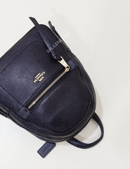 Coach F30530 Andi Leather Backpack Black