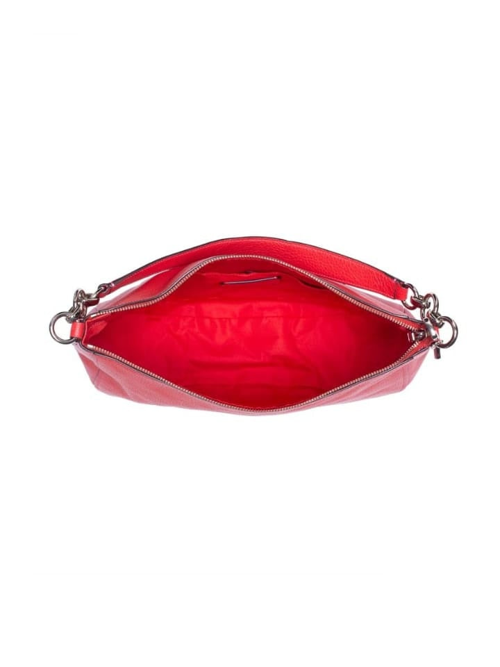 coach elle backpack red Coach F31399 Pebbled Leather Elle Hobo Bright Red Womens – Balilene