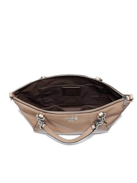 Coach F31409 Small Kelsey Chain Satchel Platinum