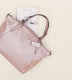 Coach F31409 Small Kelsey Chain Satchel Platinum