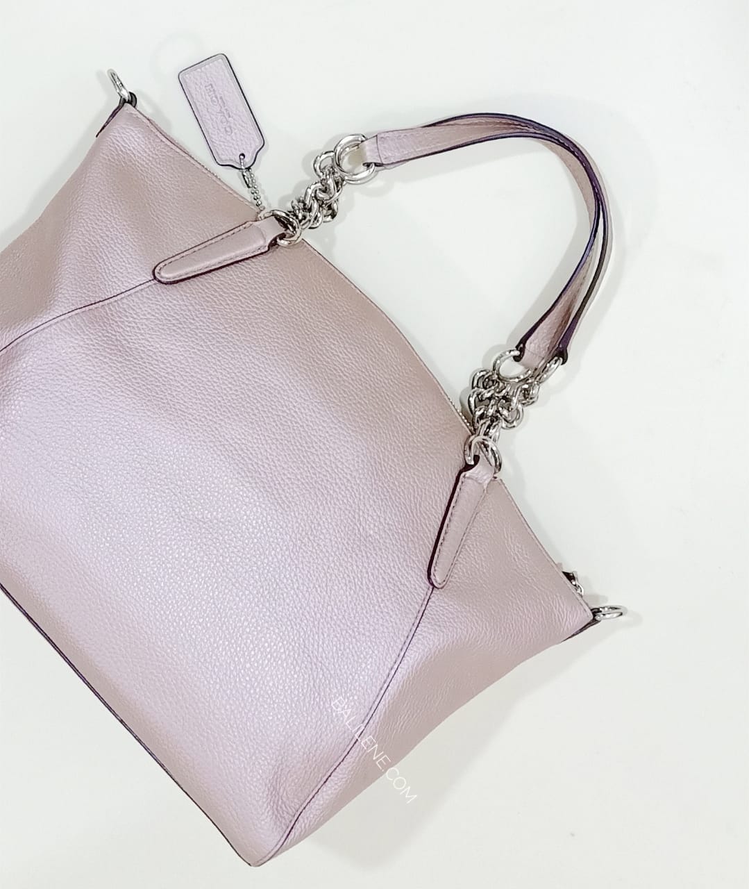 Coach F31409 Small Kelsey Chain Satchel Platinum