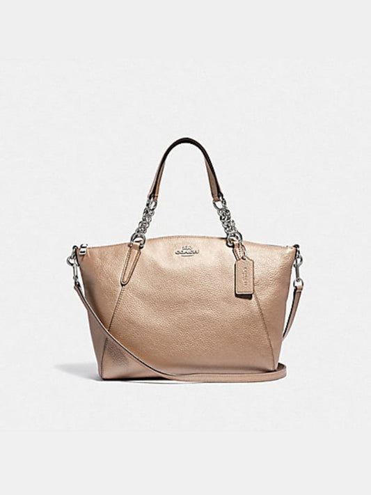 Coach F31409 Small Kelsey Chain Satchel Platinum