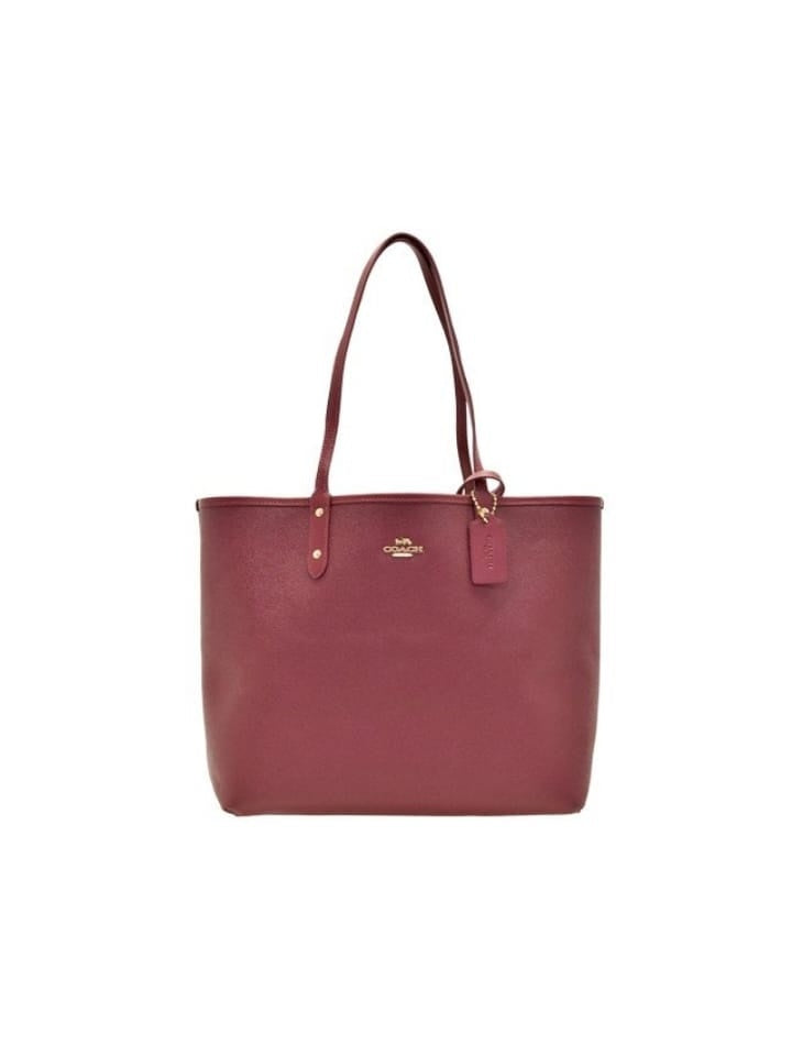 Coach F31500 Reversible City Tote In Signature Canvas With Graffiti Khaki Multi