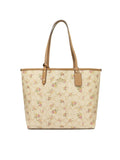 Coach F31776 Reversible City Zip Tote In Signature Canvas With Daisy Bundle Print Light Khaki/Multi