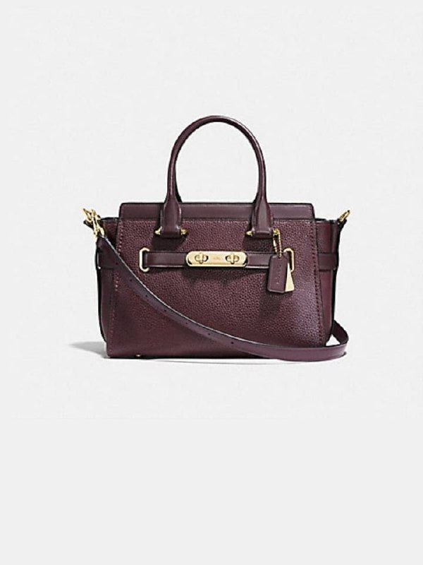 Coach swagger 20 oxblood new arrivals