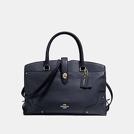 Coach F37167 Grain Mercer Satchel Navy