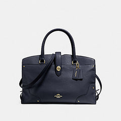 Coach F37167 Grain Mercer Satchel Navy