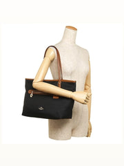 Coach F37237 Sawyer Tote In Polyester Twill Black