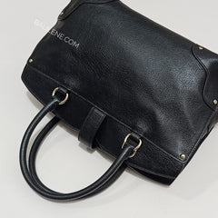 Coach F37575 Mercer 30 Satchel Black