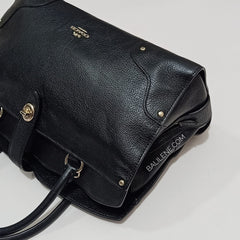 Coach F37575 Mercer 30 Satchel Black