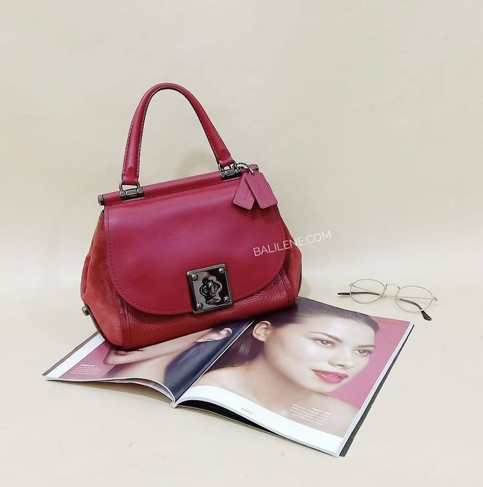 Coach F38388 Drifter Top Handle Cherry