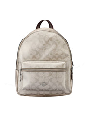 Coach F39510 Charlie Backpack Signature Platinum