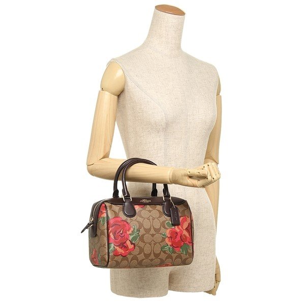 Coach F39962 Mini Bennet Jumbo Floral Sig khaki Multi