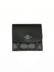 gambar-depan-Coach-F40646-Small-Wallet-Signature-Gunmetal