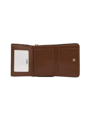 Coach F41302 Sig Smal Trifold Wallet Khaki Saddle