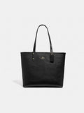 Coach F45317 Reversible City Tote With Jumbo Floral Print Black Multi