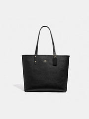 Coach F45317 Reversible City Tote With Jumbo Floral Print Black Multi