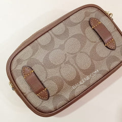 Coach F55644 Keith Haring Convertible Belt Bag In Signature Canvas With Patches Khaki Multi