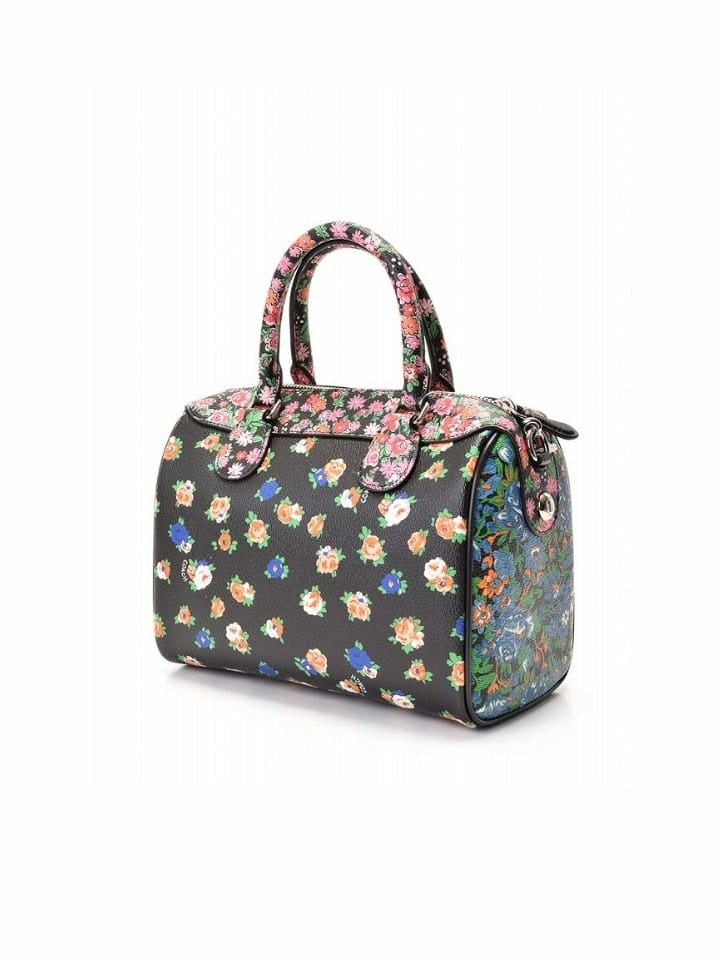 Coach F57626 Mini Bennet Satchel Floral  Micx Print Coated Canvas Multicolor
