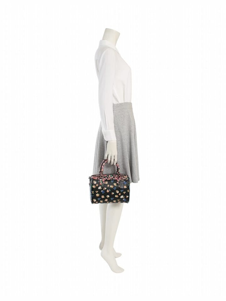 Coach F57626 Mini Bennet Satchel Floral  Micx Print Coated Canvas Multicolor
