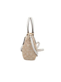 Coach F57830 Mini Kelsey Satchel Outine Signature Light Khaki Chalk