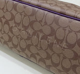 Coach F57842 Drawstring Signature Khaki Blackberry