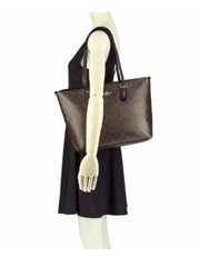 Coach F58292 Signature City Zip Tote Dark Brown