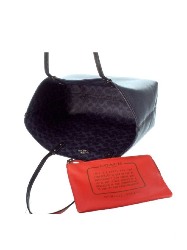 Coach F58293 Reversible City Tote Denim Midnight