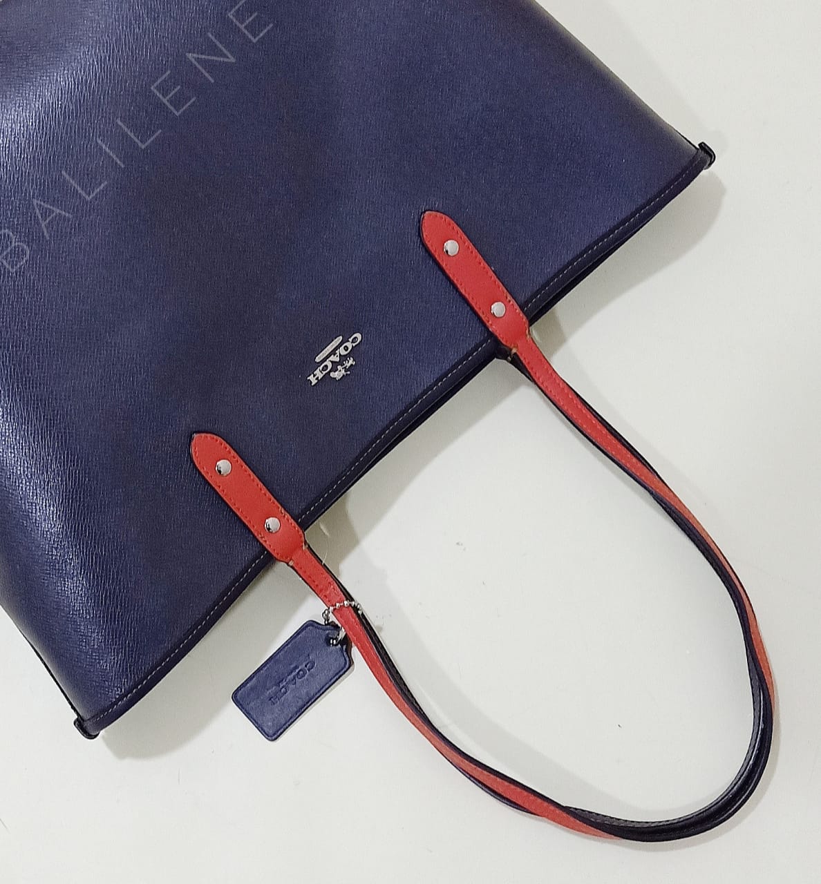 Coach F58293 Reversible City Tote Denim Midnight