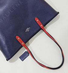 Coach F58293 Reversible City Tote Denim Midnight