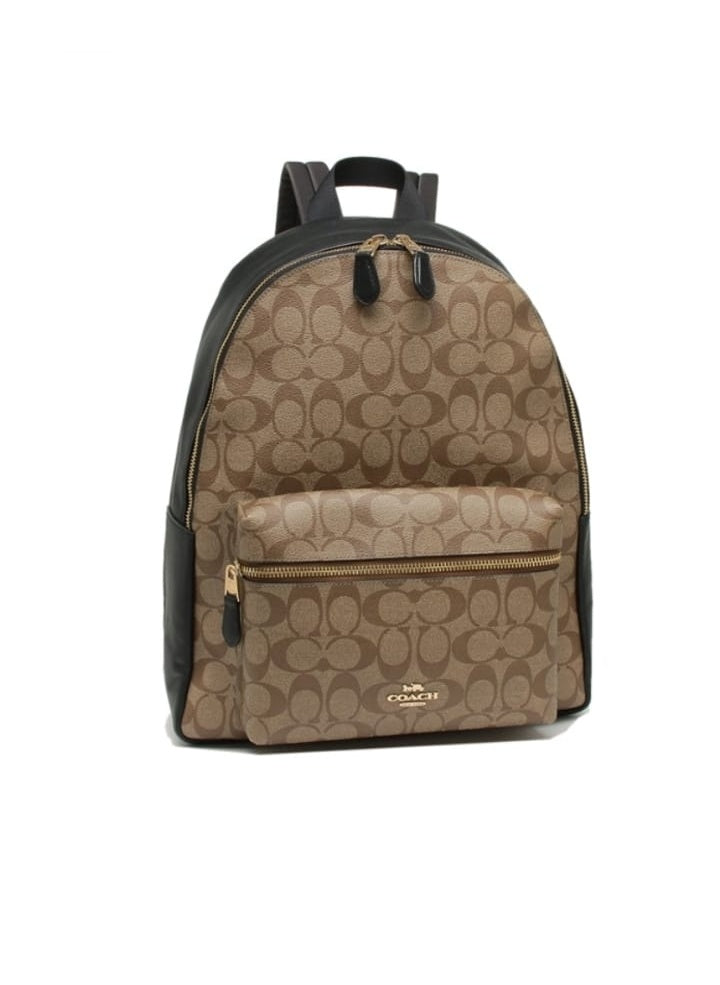 Coach F58314 Charlie Large Backpack Khaki Black – Balilene