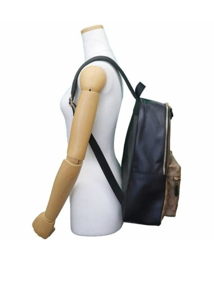 Coach F58314 Charlie Large Backpack Khaki Black