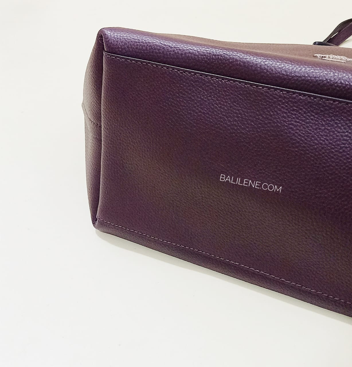 Coach F58849 Market Tote Pabbled Leather Oxblood