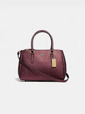 Coach F67247 Mini Surrey Metallic Wine