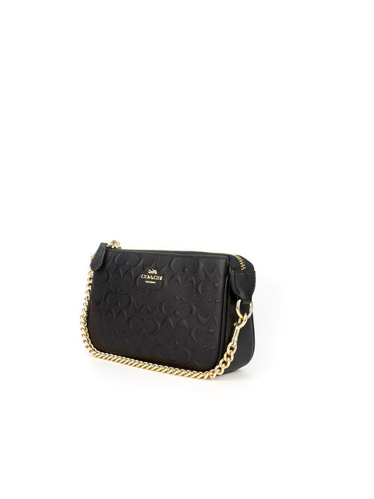 Coach F67567 Large Wrislet 19 In Signature Leather Black