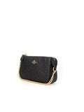 Coach F67567 Large Wrislet 19 In Signature Leather Black