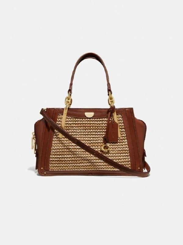 Coach F31977 Mini Sierra Satchel In Signature Canvas Khaki Oxblood –  Balilene