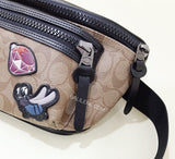 Coach F72952 Terrain Disney Belt Bag In Signature Canvas With Snow White Patches Tan