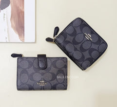 Coach F23553 Corner Medium signature Black Smoke