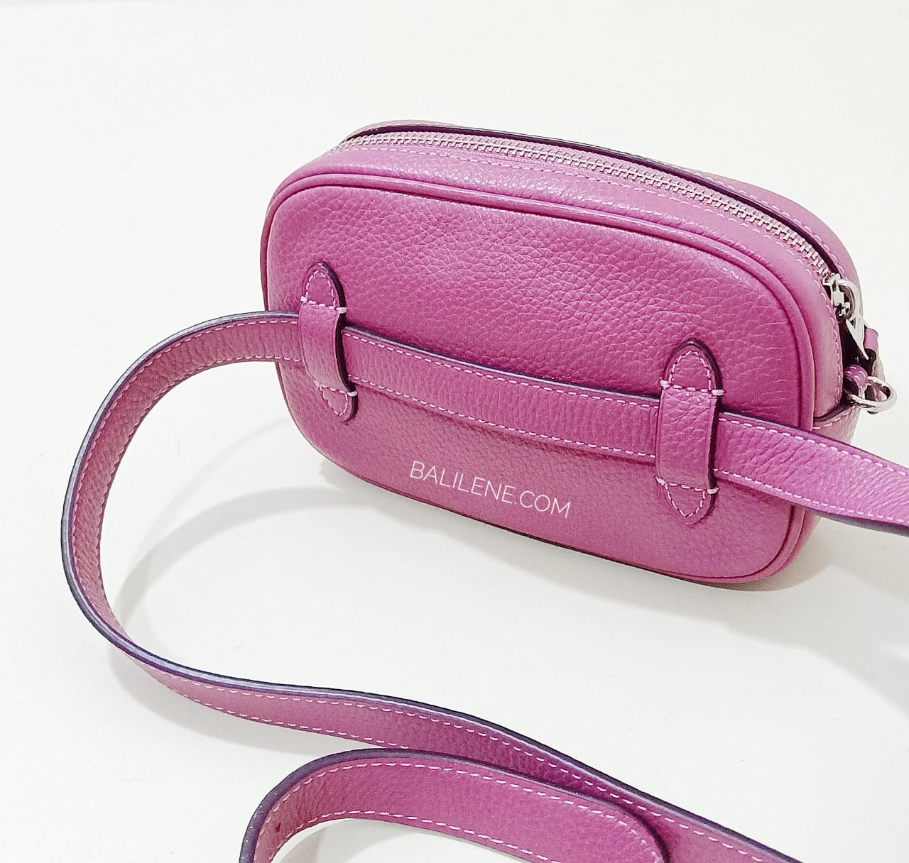 Coach F79212 Pabble Leather Belt Bag Rouge