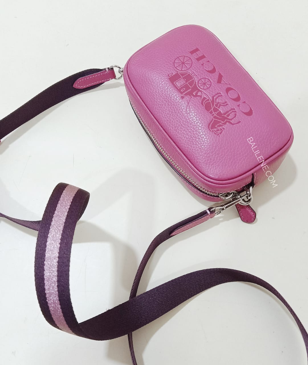 Coach F79212 Pabble Leather Belt Bag Rouge